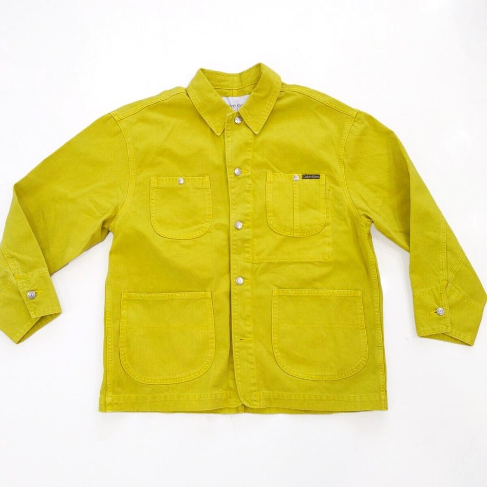 Calvin Klein Jacket Yellow Denim, Medium